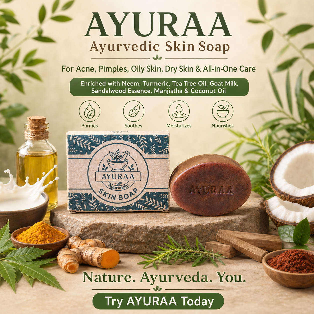AYURAA SKIN CARE SOAP